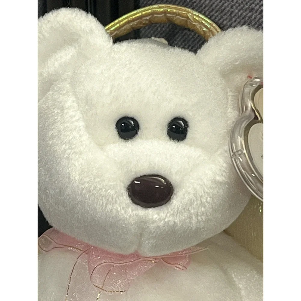 Ty Beanie Baby Halo The Angel Bear‎ Vintage 1998 Brown Nose Tag Free Shipping